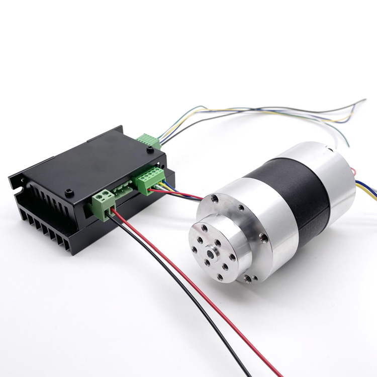 CE ISO9001 56mm 24v  36v High Torque 50w Brushless Dc Motor 12 Volt for Winch