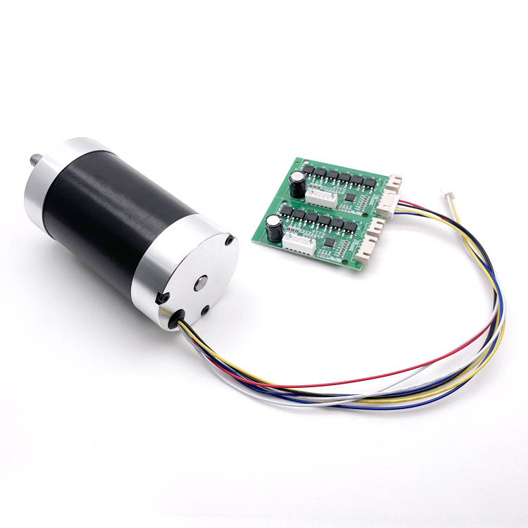 High Speed High Torque Ball Bearing Brushless 56mm 800rpm 8000rpm 12V Mini DC BLDC Motor