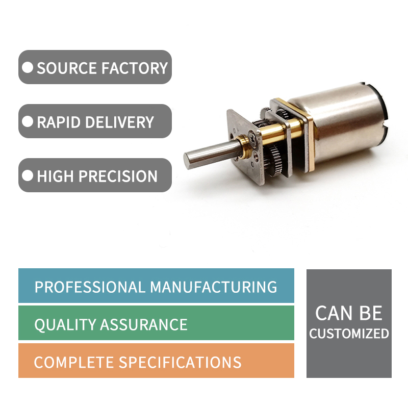 12mm 5v 12v High Precision Micro Dc Coreless Brush Motor Spur Geared Electric Mini Motor for Smart Robot