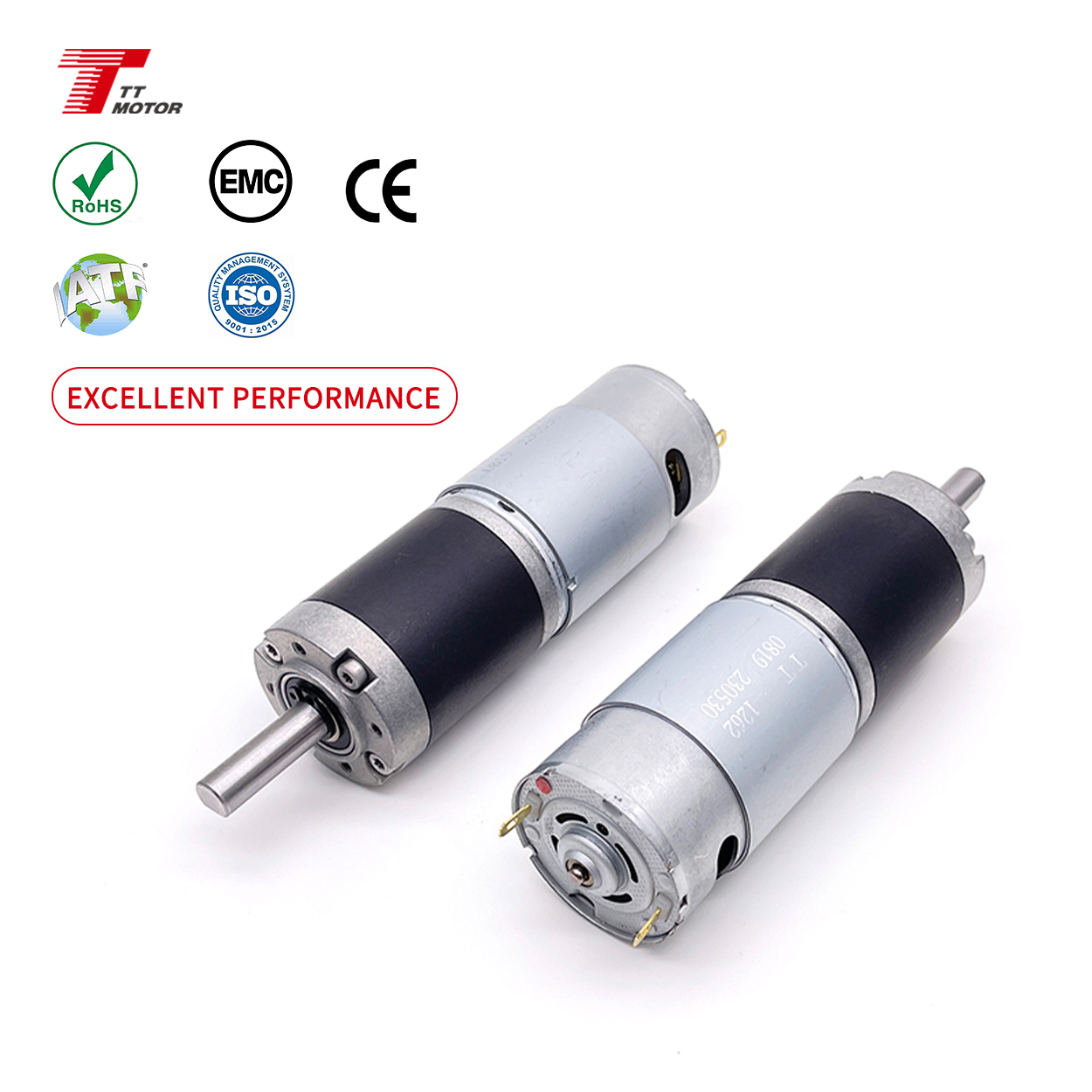 DC Planetary Gear Motor With Encoder 36mm 555 12v 24 Volt Dc Geared Brush Motor Reversible