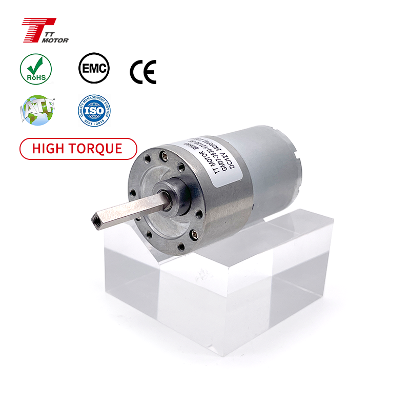 GM37-3530-EN 37mm Geared Motor 12 Volt Dc With Encoder