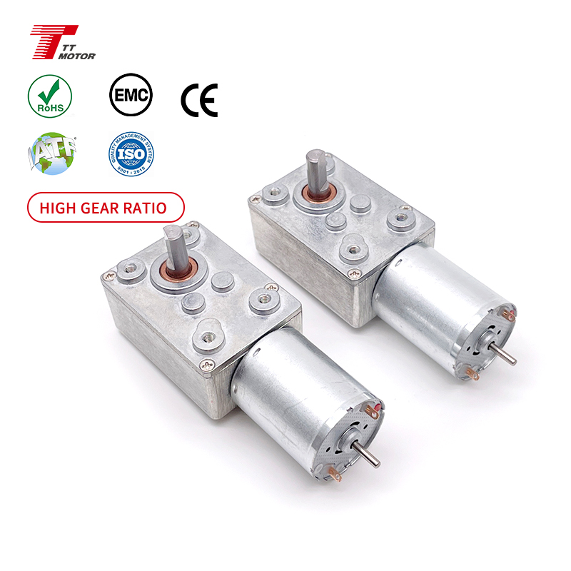 High Torque 12v 24v Volt Dc Worm Gear Motor Micro Electric Brushed Dc Motor