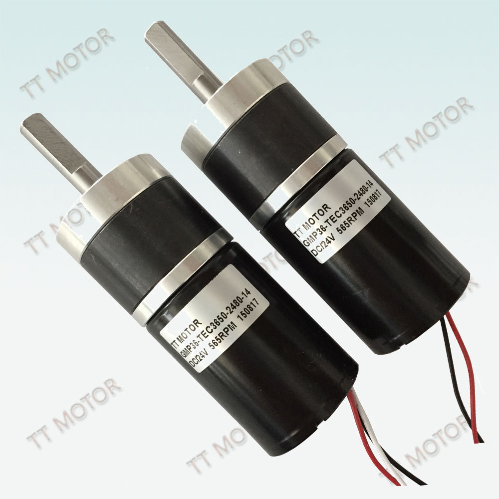 High Torque Low Rpm 12v 24v Brushless Dc Gear Motor
