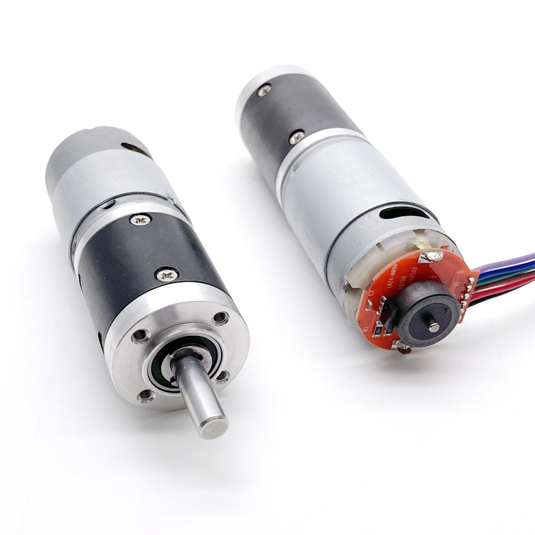 High Precision Encoder Feedback 28mm Dc Planetary Gear 12volt Geared Motor Low Rpm