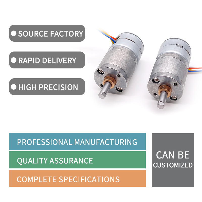 China Supplier 12V 20mm DC Stepper Gear Motors Permanent Magnet Type
