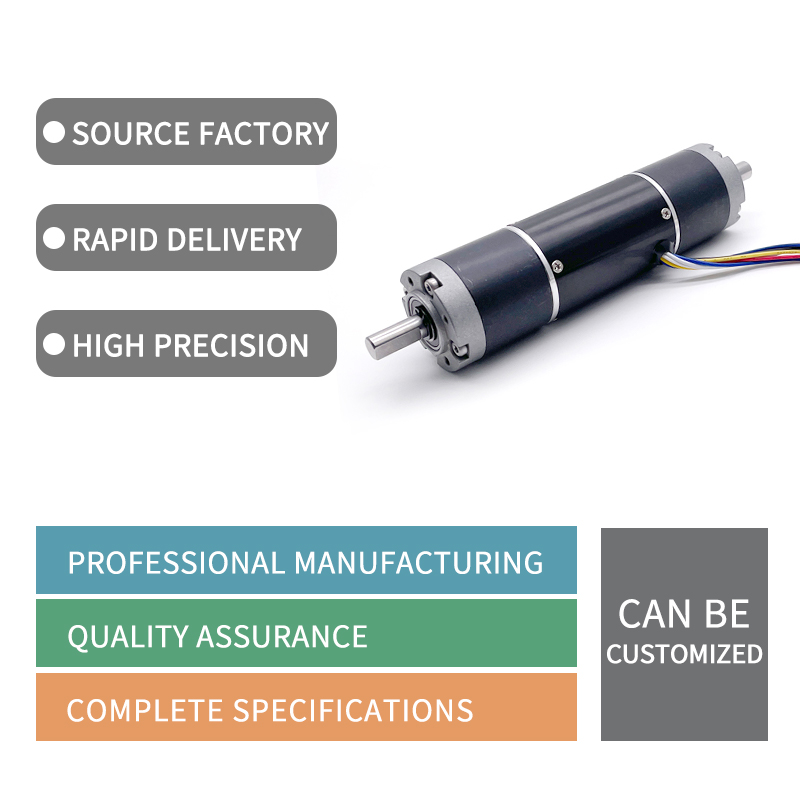 Electric Motor Double Shaft 36mm Diameter Brushless  High Torque 24v Dc Motor Planetary Gearbox Motor