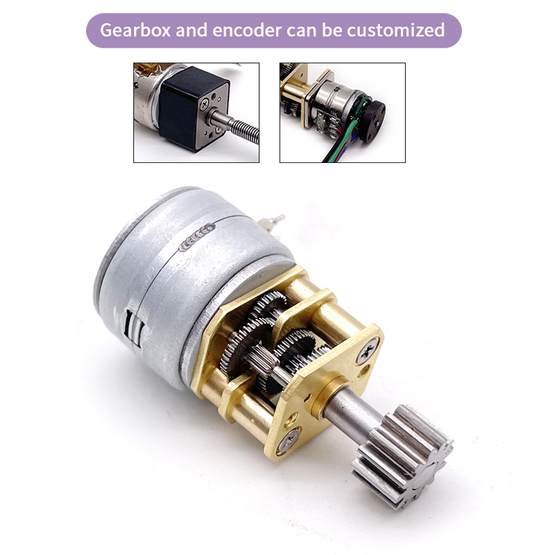 15by 15mm Stepper Gear Motor 6v 12v Dc 5v Dc Motor for Medical Analyzer