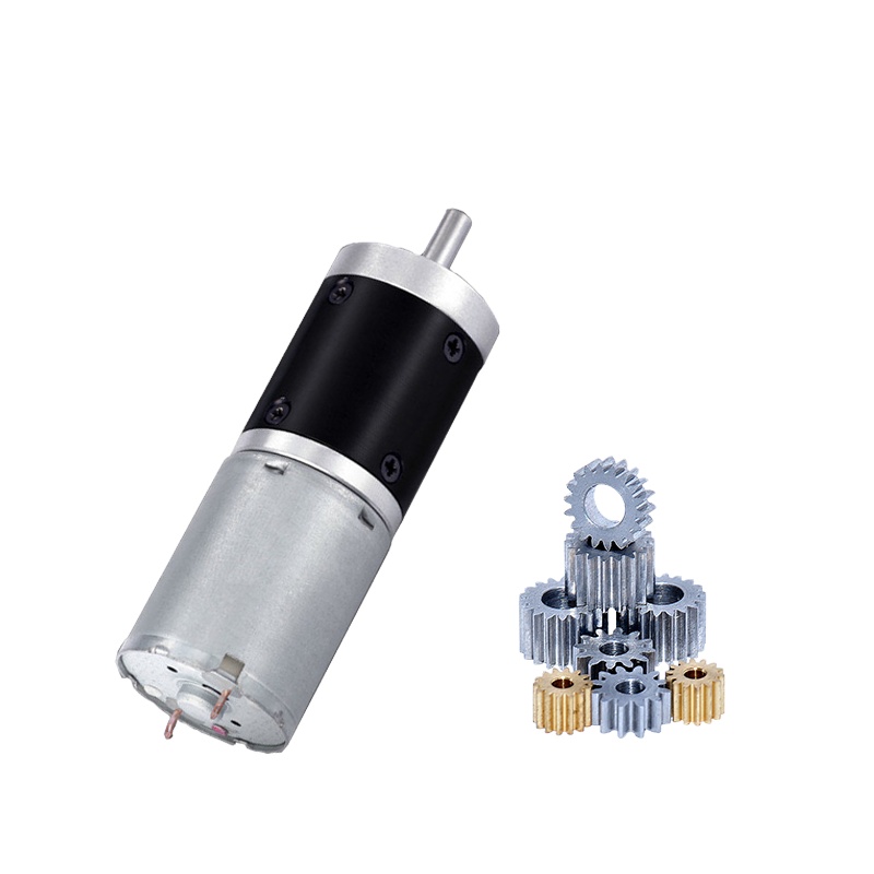 DC 12V 100RPM Planetary Gear Motor Output Shaft 25mm Diameter Gearbox High Torque Electric Micro Speed Reduction