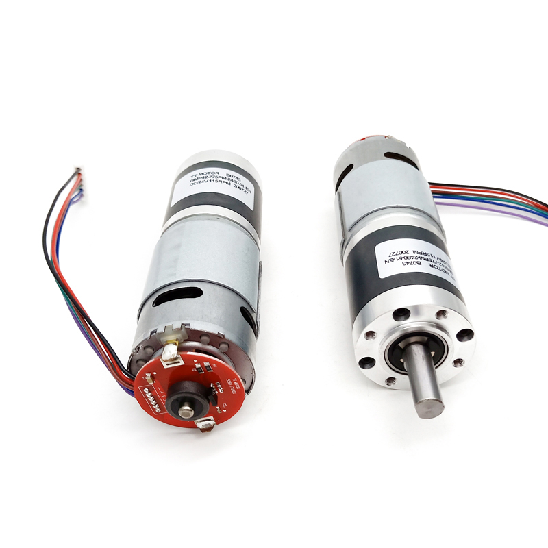 TT Motor Low Rpm High Torque Geared Hub Motor 12v/24v 100W Reducer Gear Motor With Encoder