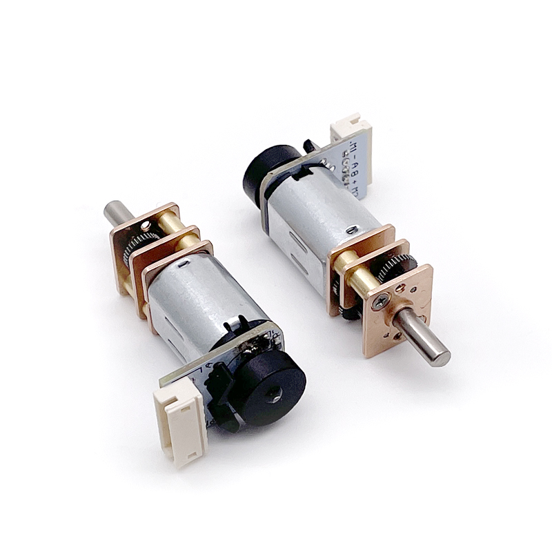 12mm 1000rpm 5 Volts Electric Dc Mini Gear N20 Permanent Magnet Motor With Magnetic Encoder