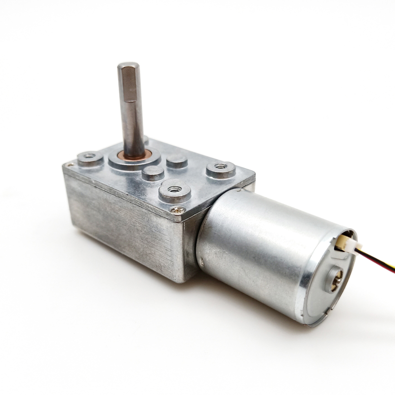 Vertical Gear Reducer Motor 12V 24V Low Speed Dc Worm Geared Brushless Motor