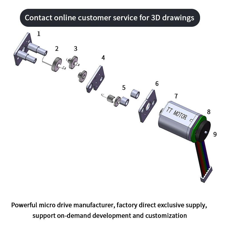 12mm Dc Electric Brush Motor N20 Geared Motor 12v With Encoder