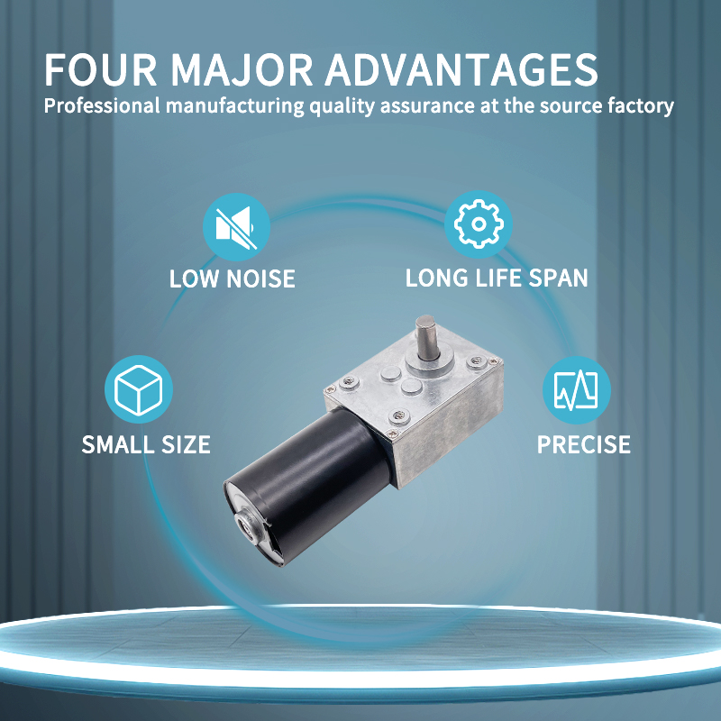 TT Motor Dc Worm Gear Motor 4058 12v 24v Electric Dc Brushless Motor TEC3650 for Automation Equipment