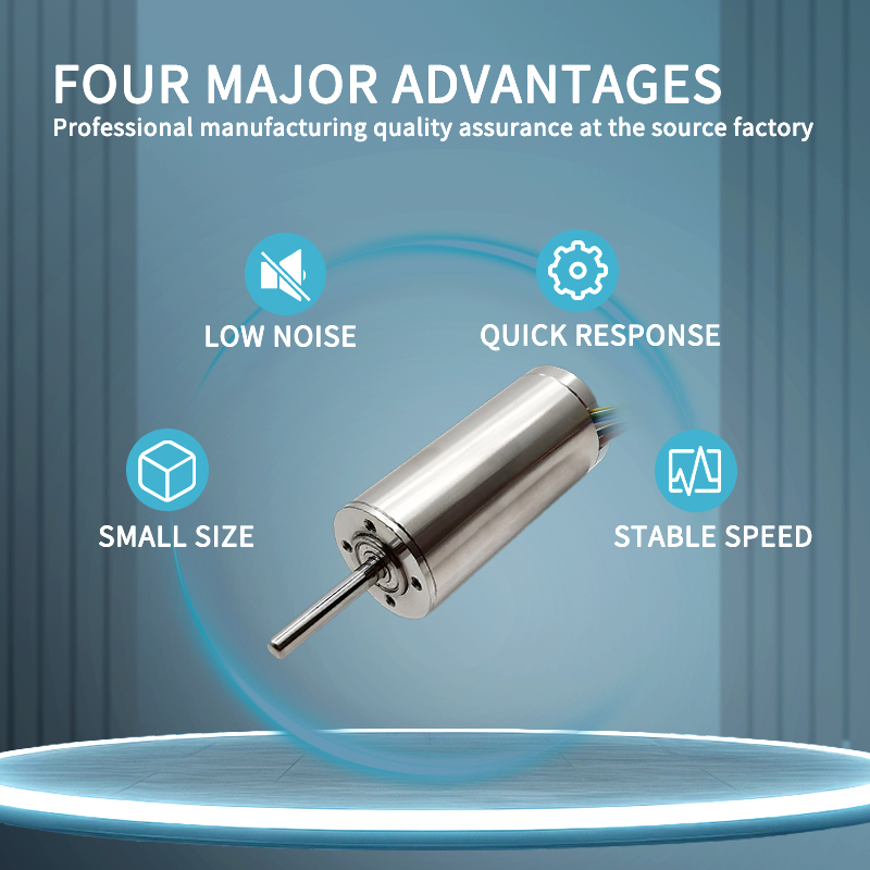 30mm High Precision 12V 24V Mini Slotless Motor Micro Lower Noise Coreless Dc Brushless Motor