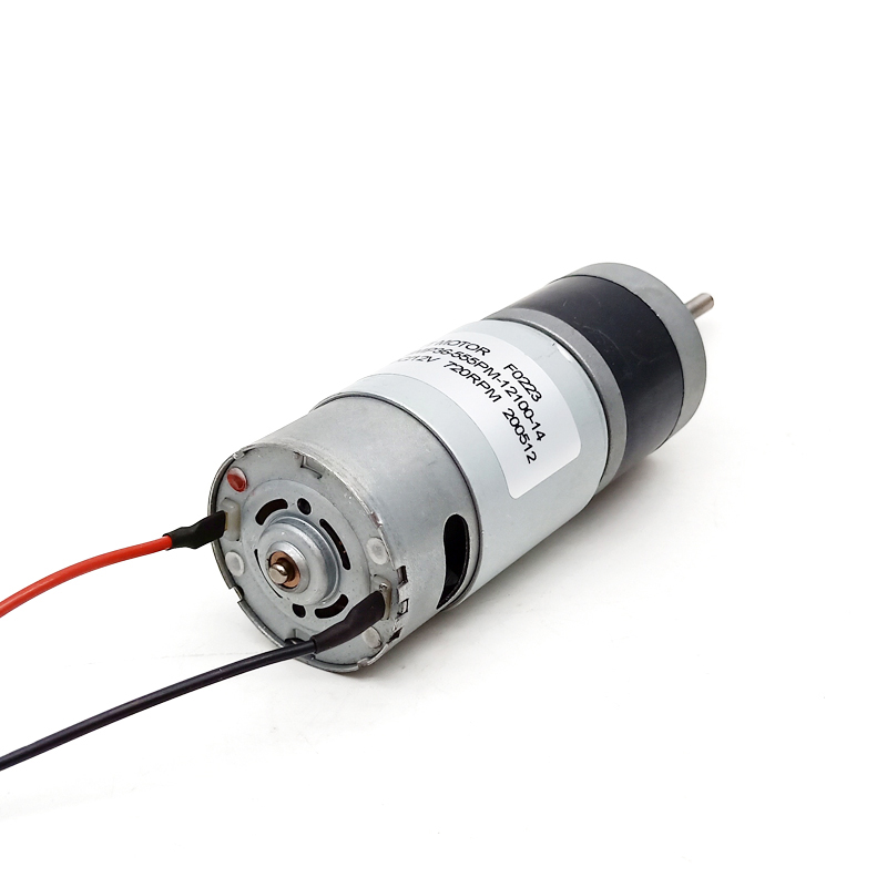 China Supplier 12v 24v Micro Brush 36mm 555 Dc Planetary Gear Motor With 500ppr Encoder