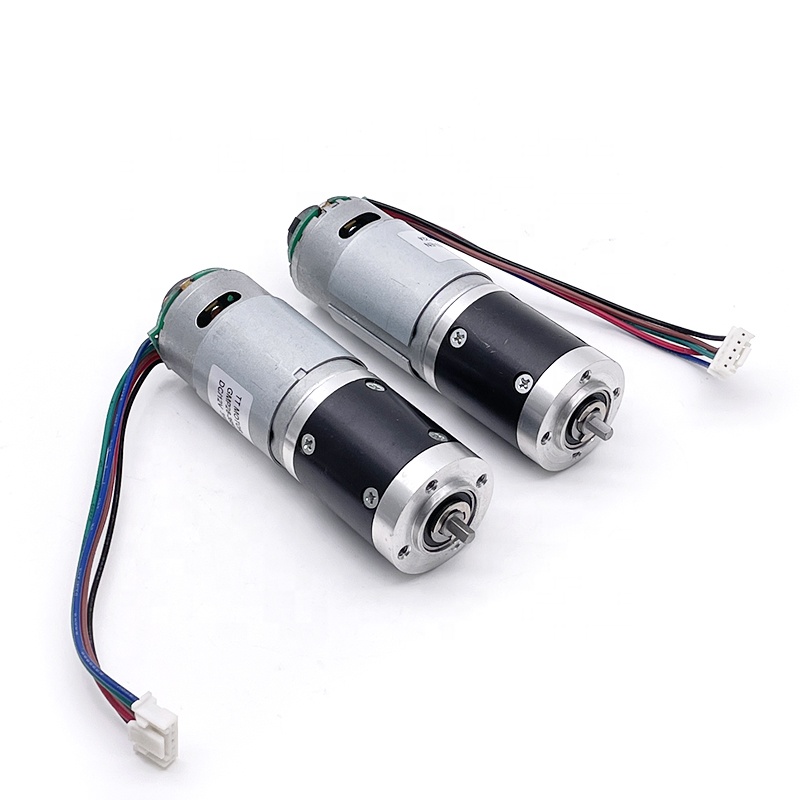Factory Wholesale High Torque 310RPM Brush GMP28 28mm 12V Planetary DC Gear Motor With Encoder