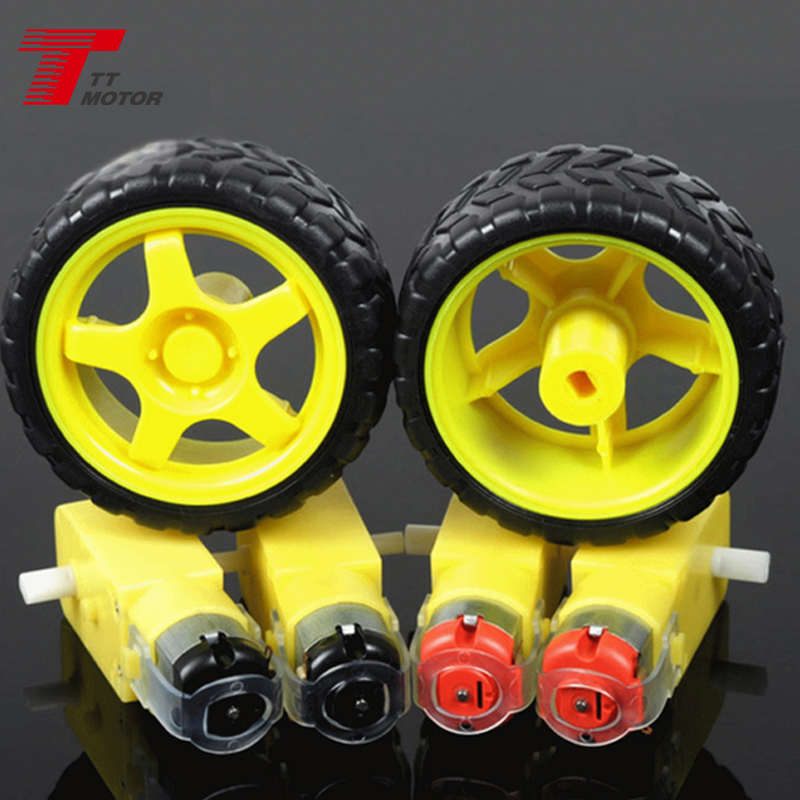 Yellow Plastic Gear Small Motor 3V 6V 1/48 1/120 1/180 1/220 1/288 TT MOTOR China Supplier Micro Dc Motor