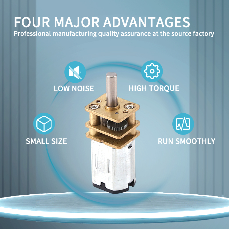 Gear Motor N20 DC3V 6V 12V 50-2000RPM Speed Reduction Gear DC Motor With Metal Gearbox for RC Car, Robot Model, DIY Engine Toys