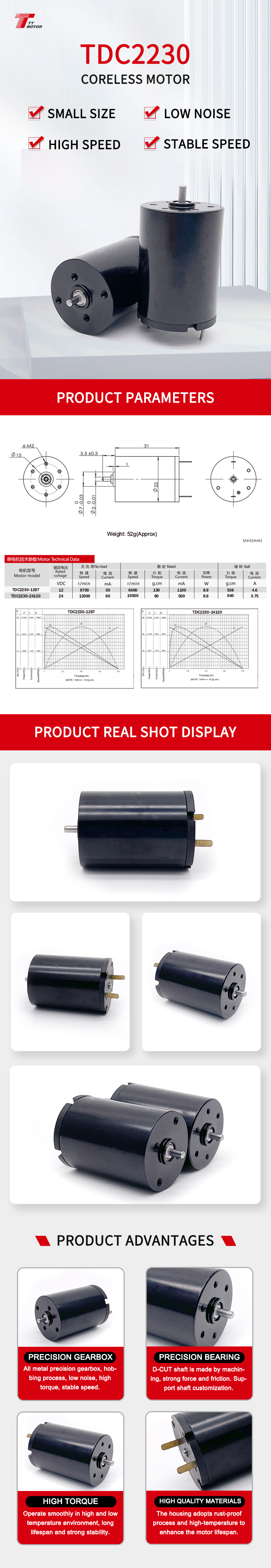 Micro Motor Engineering Drawing