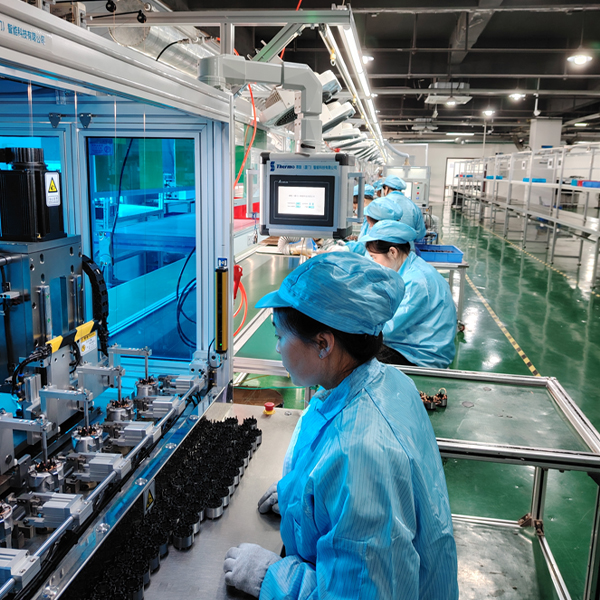 RETO production capability — automated BLDC pump manufacturing