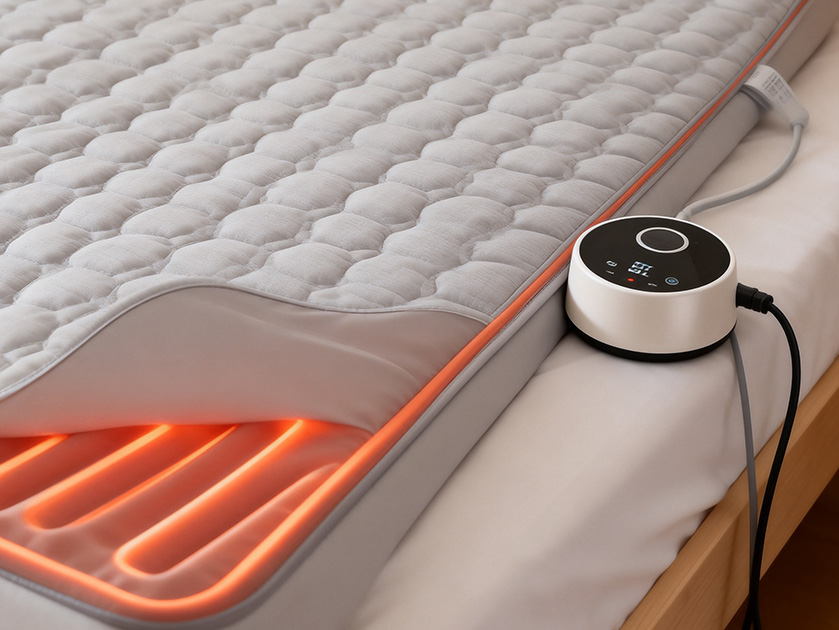 Water heated mattress pump — silent BLDC circulation