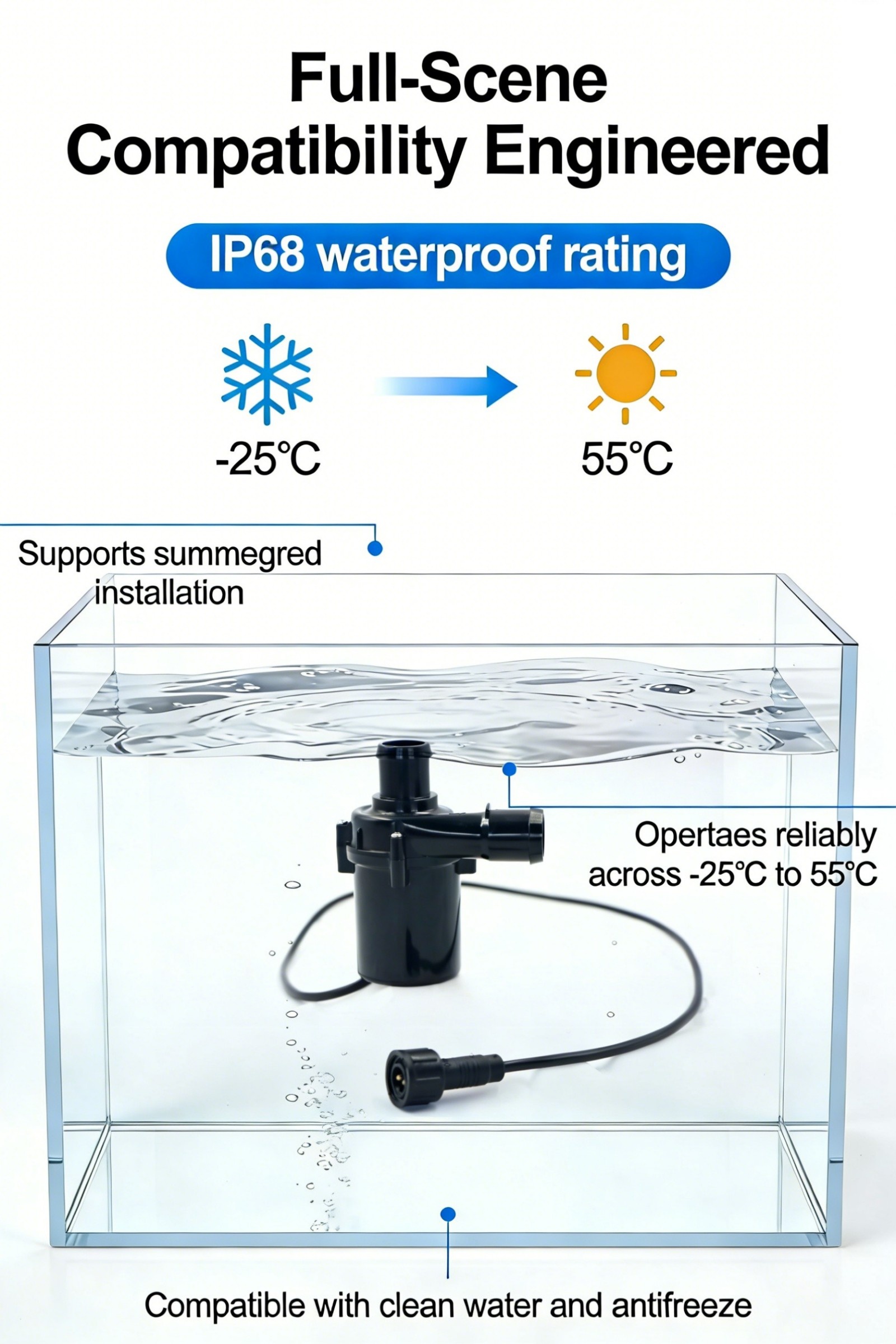 12V DC Small Water Booster Pump For Smart Toilet (3)