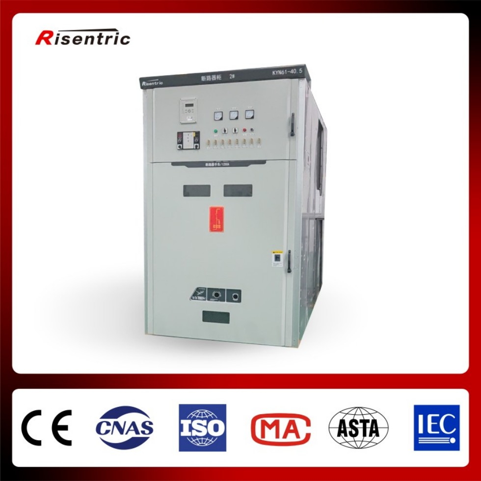 35kv 31.5ka Painel Elétrico Interno Revestido de Metal Painel de Controle Elétrico para Salas de Distribuição Industrial