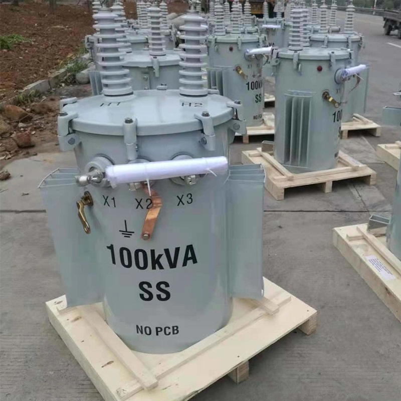 Preço Barato 10kv Monofásico 25 kVA Transformador Elétrico de Isolamento Montado em Poste para Distribuição de Eletricidade