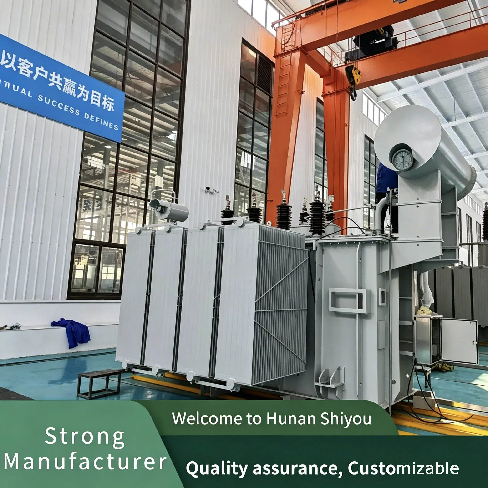 Transformador de Alumínio Cobre 110kv 115kv 800-40000kVA Transformador Elevador Redutor Transformador de Resina Fundida Fonte de Alimentação Transformador Imerso em Óleo para Transmissão de Energia