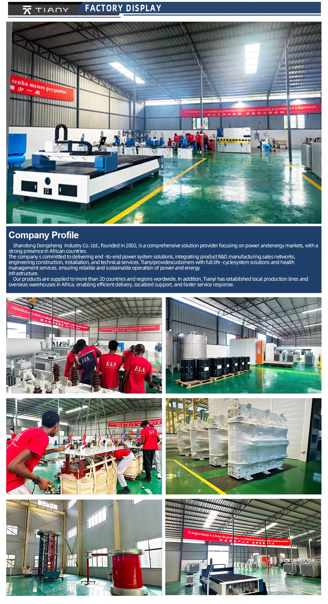 Instalações de Produção