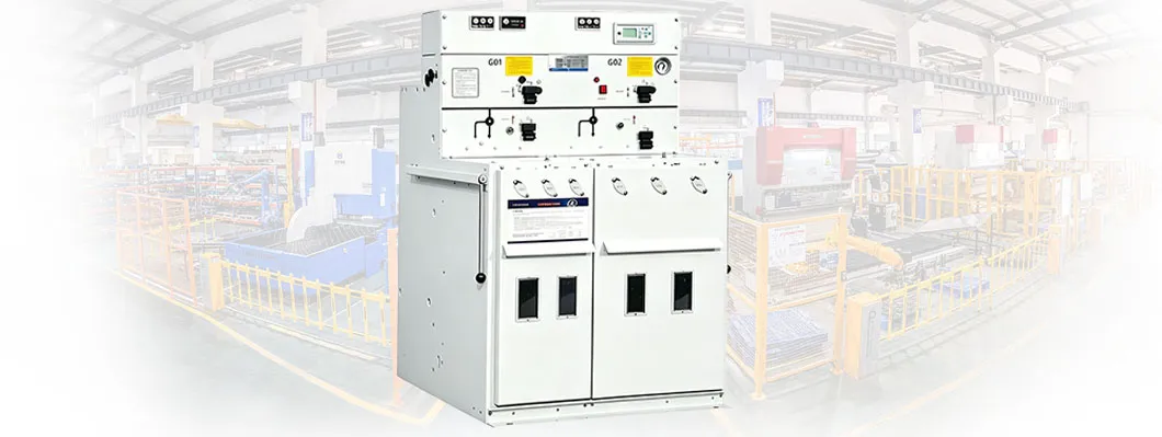 Rn8-12kv Elétrico Sf6 Unidade de Anel de Interruptor Isolado a Gás de Média Tensão para Subestação Compacta