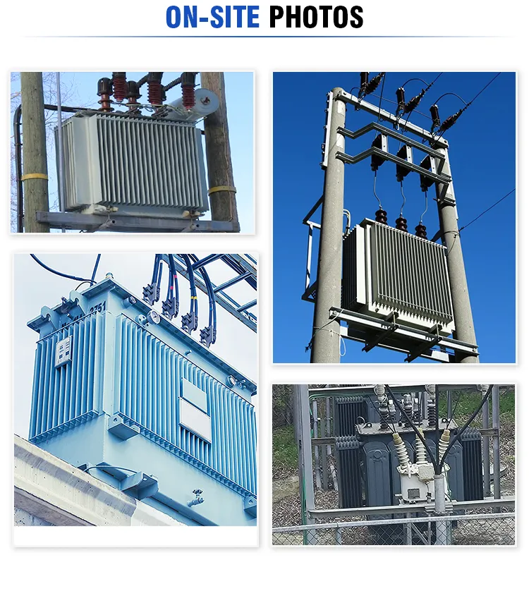 Transformador de Distribuição de Energia Trifásico Imerso em Óleo Detalhe 1