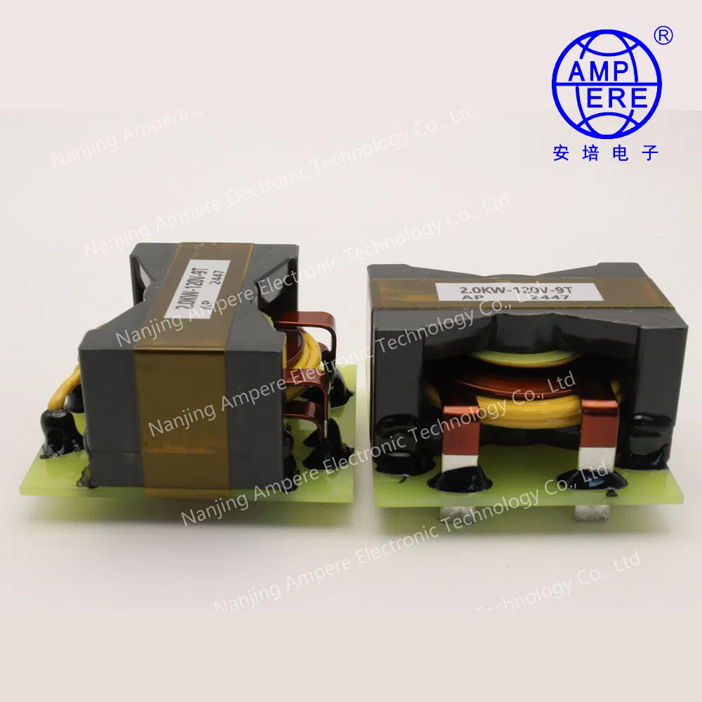 Núcleo de Ferrite Fio de Cobre Plano Alta Corrente 2kw Ultra Alta Corrente Transformador de Placa Industrial