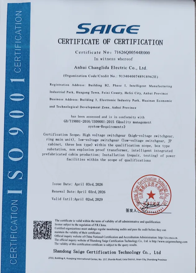 Certificado ISO ISO9001
