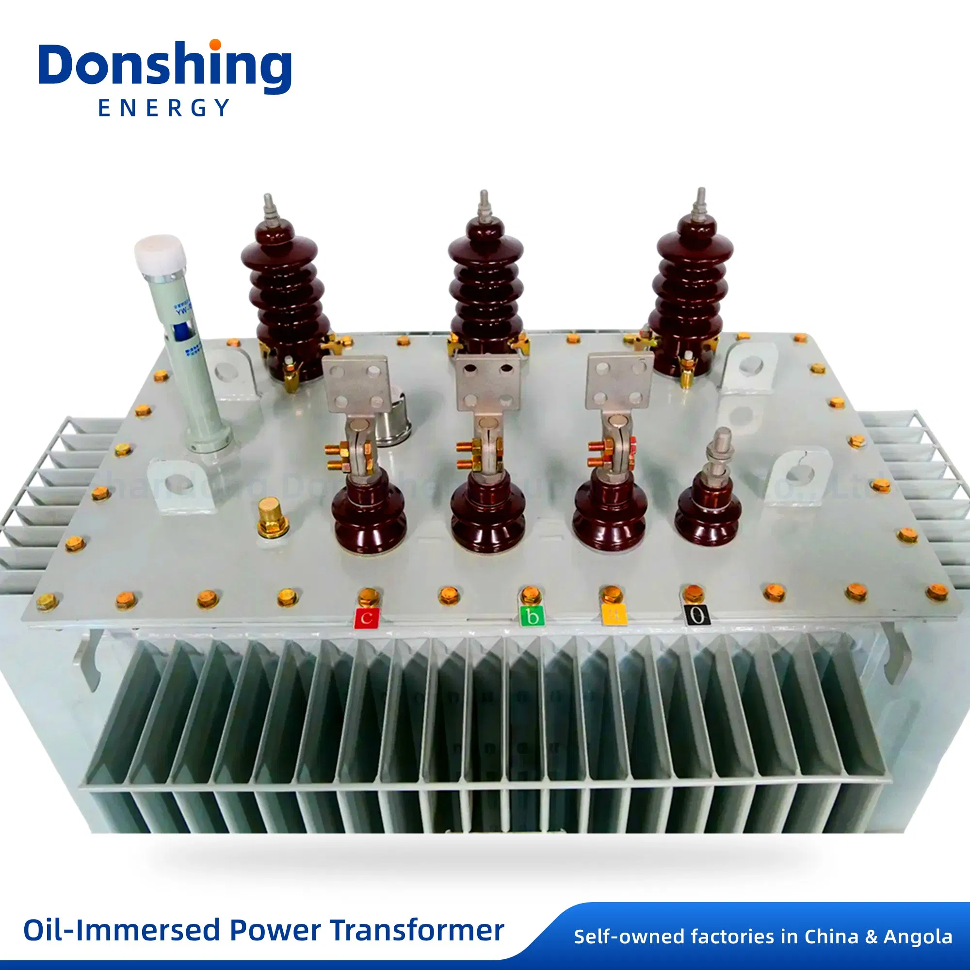 Transformador Imerso em Óleo Donshing África 3 Transformador de Óleo Trifásico Transformador Elétrico de Mineração Ds-500-15 Transformador Seco Transformador de Alta Tensão
