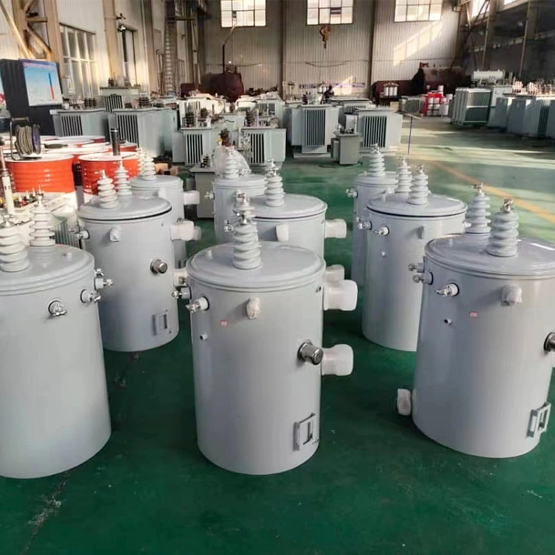 Preço Barato 10kv Monofásico 25 kVA Transformador Elétrico de Isolamento Montado em Poste para Distribuição de Eletricidade