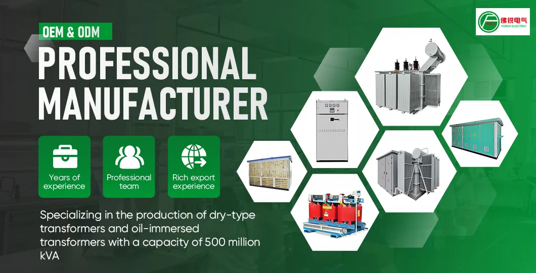 Subestação Prefabricada Transformador de Isolamento Transformador de Forno Transformador de Controle Industrial Transformador Imerso em Óleo