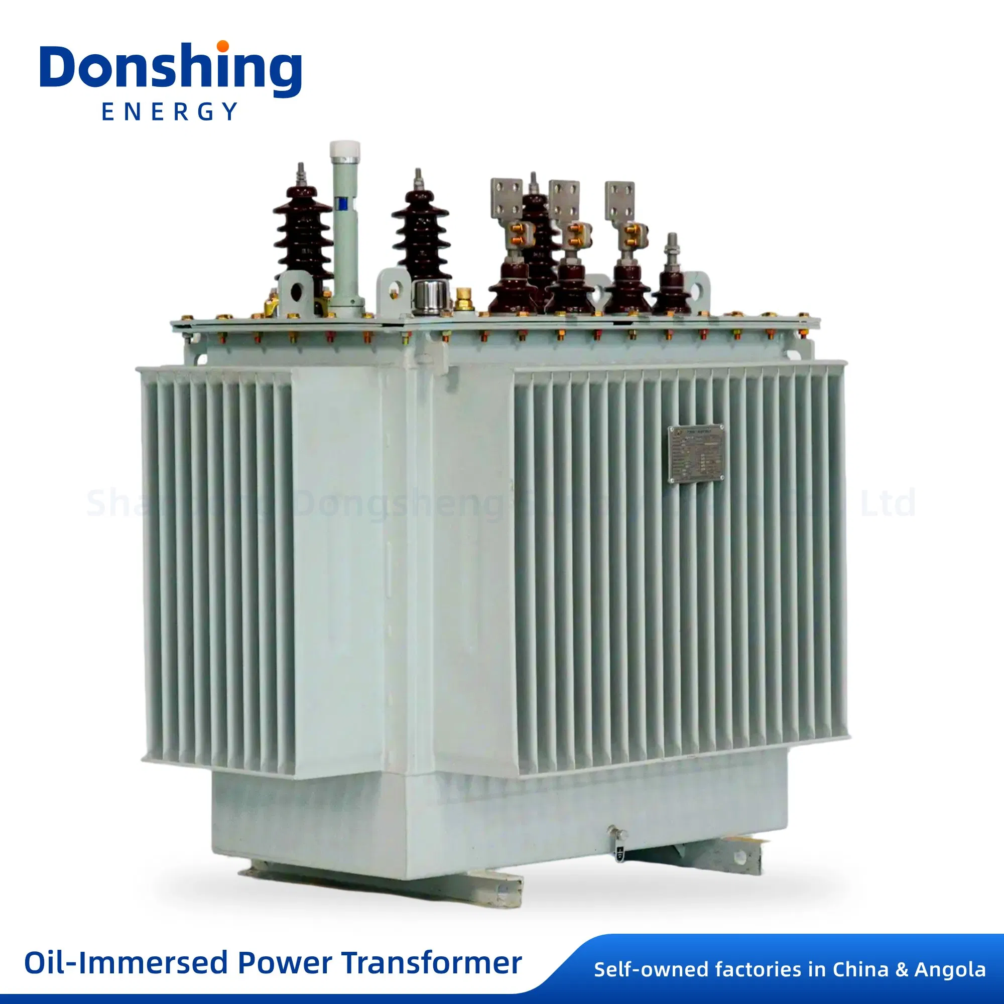 Transformador Imerso em Óleo Donshing África 3 Transformador de Óleo Trifásico Transformador Elétrico de Mineração Ds-500-15 Transformador Seco Transformador de Alta Tensão