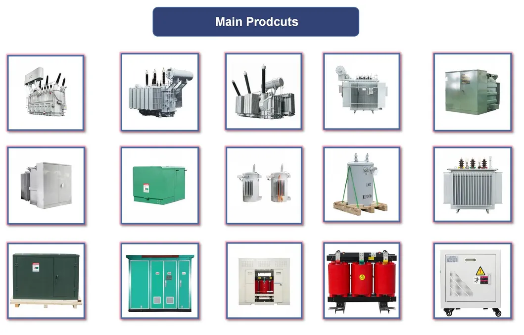 Transformador de Distribuição Tipo Caixa Americana Montado em Base 1500kVA Interior