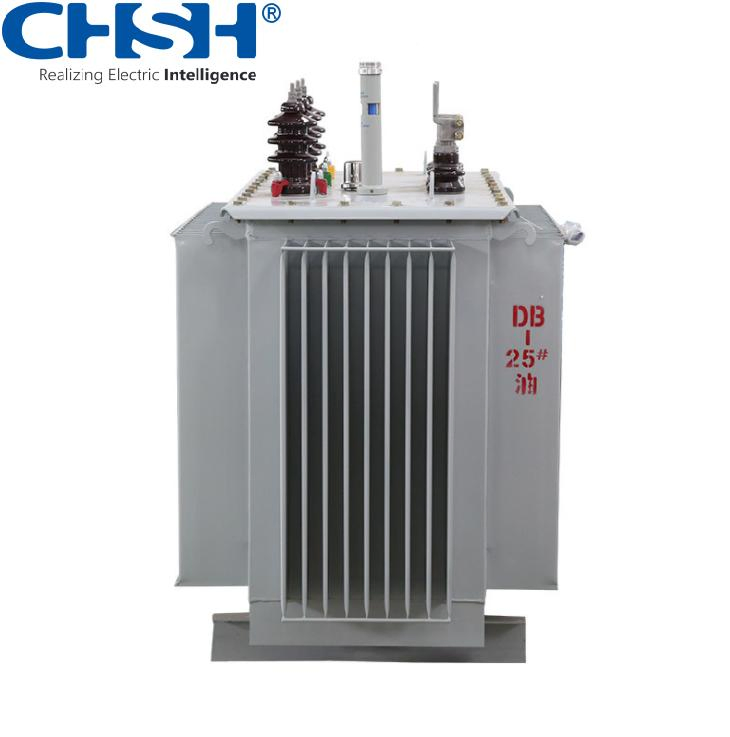 11kv /500kVA Transformador de Distribuição Elétrico Trifásico do Tipo Externo Transformador Imerso em Óleo