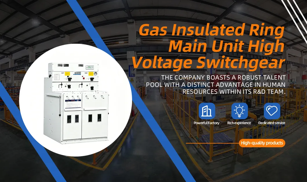 Rn8-12kv Elétrico Sf6 Unidade de Anel de Interruptor Isolado a Gás de Média Tensão para Subestação Compacta