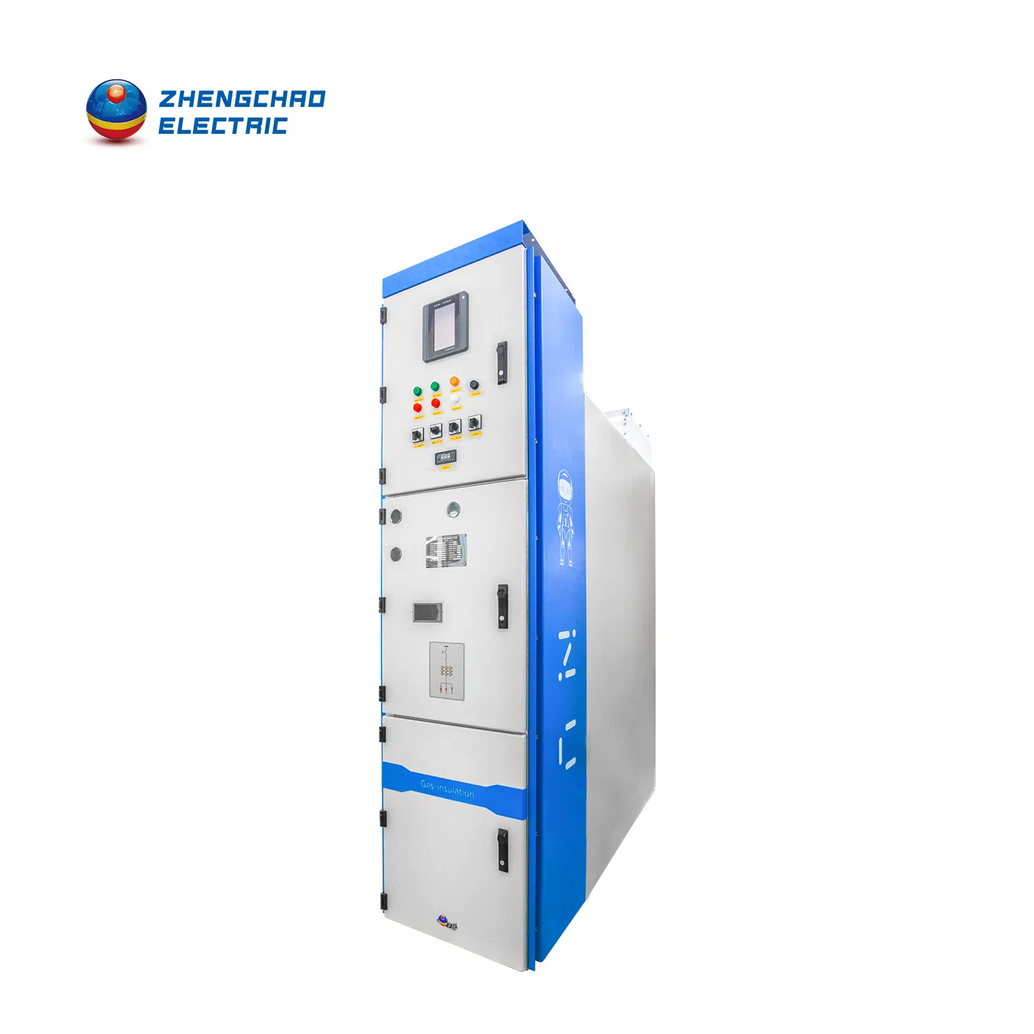 Zhengchao Elétrico 11kv 12kv 33kv 40.5kv Cubículo de Seccionador Isolado a Gás para Usina de Energia