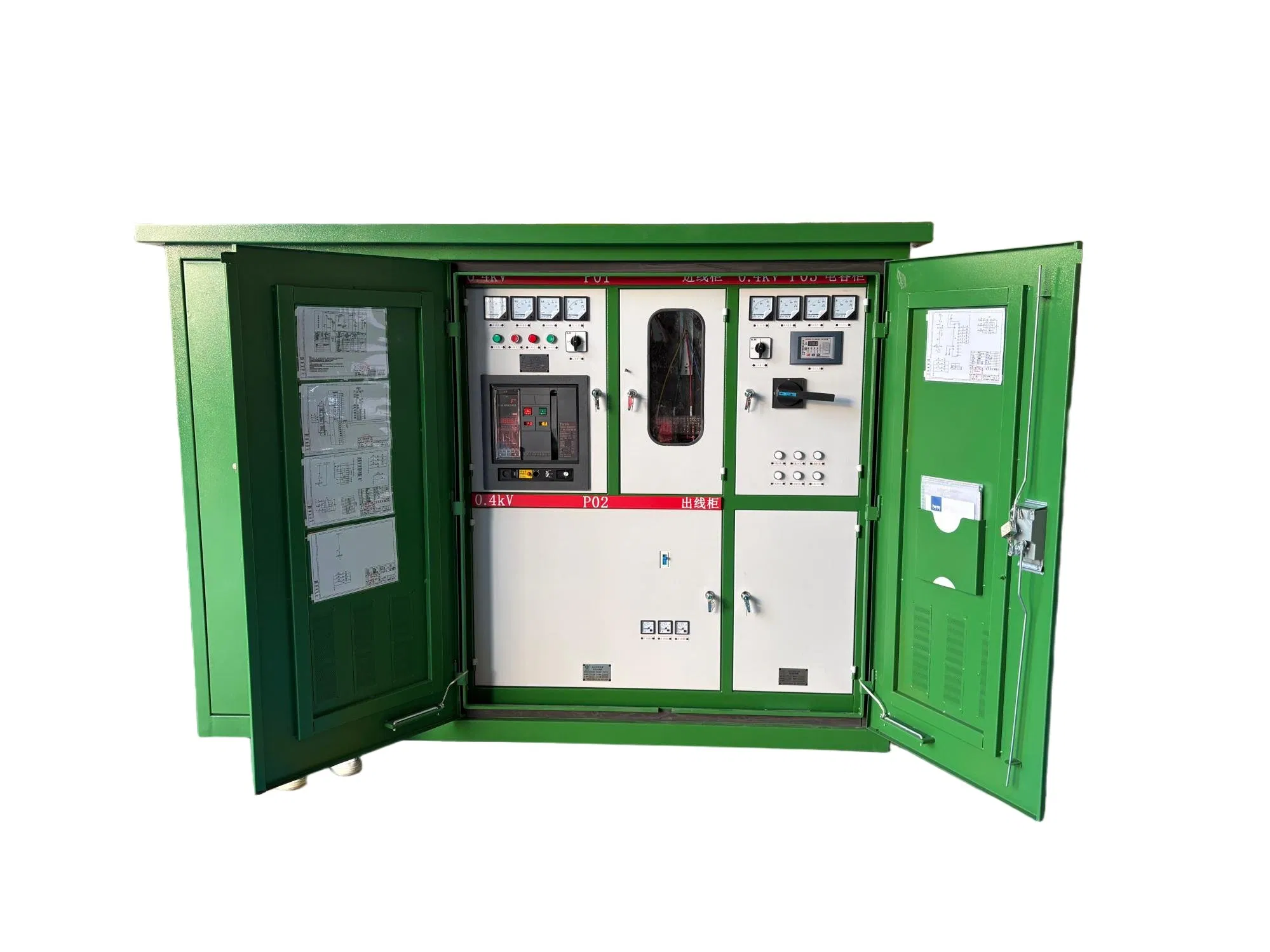 Transformador Padmounted Trifásico de Alta Capacidade Tipo Pedestal ao Ar Livre 2000kVA Dyn1 Industrial