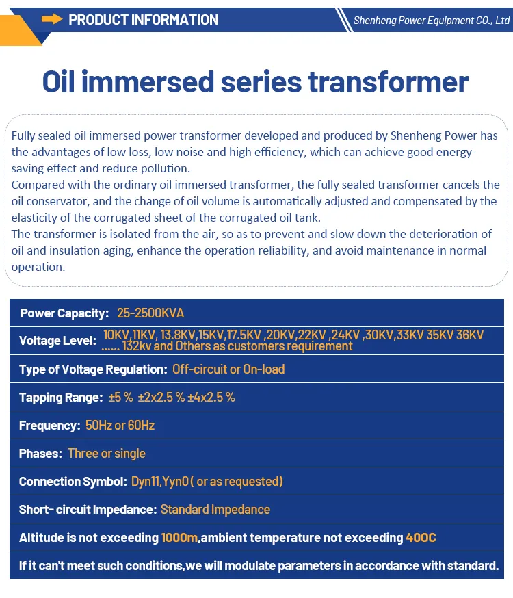 Transformador Imerso em Óleo