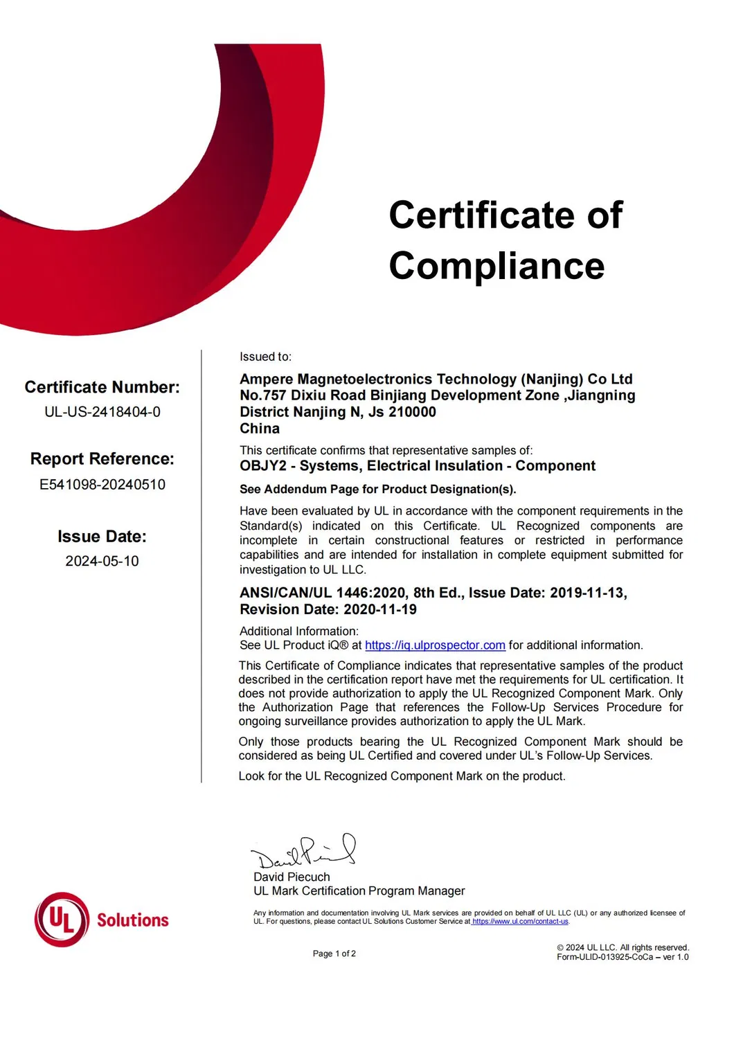 Certificação UL