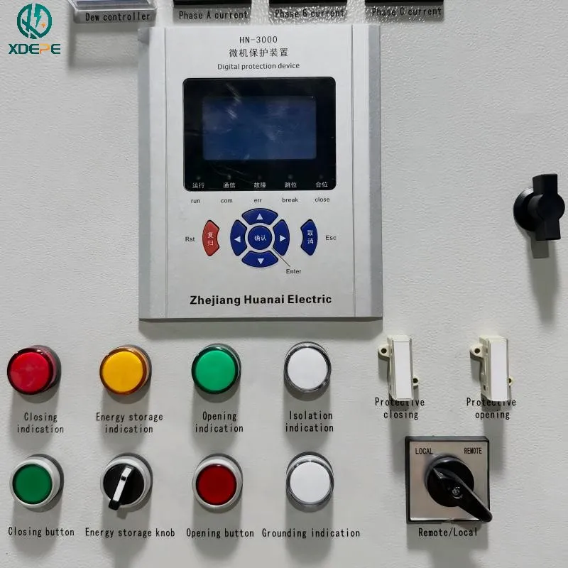 35kv Gabinete Personalizado de Interruptor de Alta Tensão Isolado a Gás para Subestação