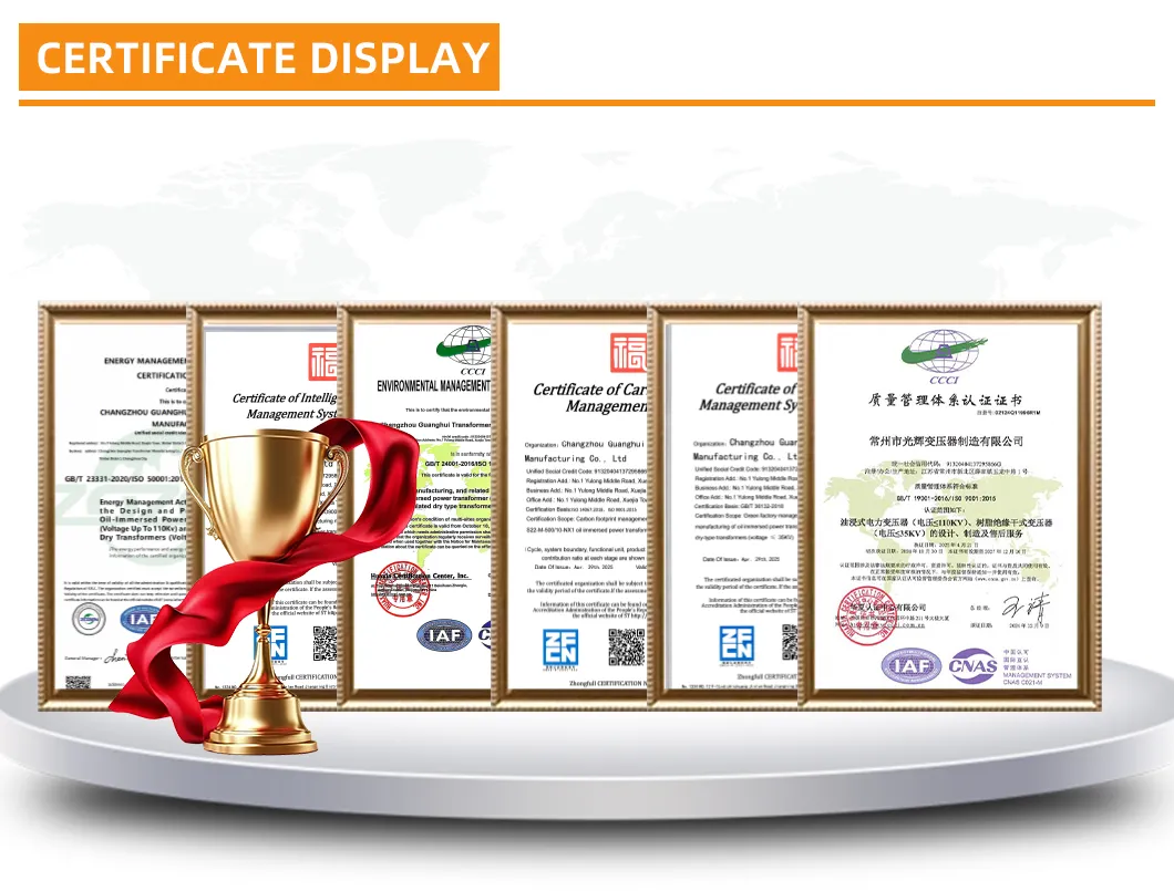 Certificados de Qualidade Internacionais