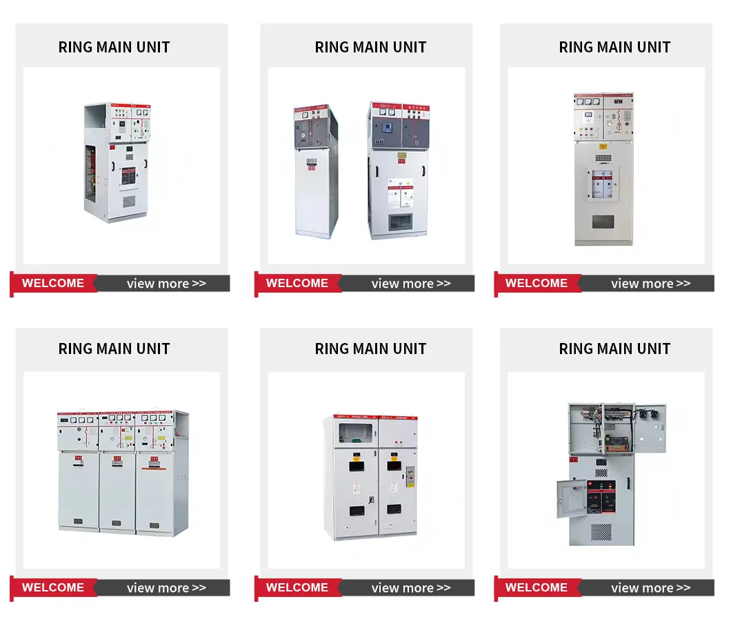 Hv/Mv Rmu Elétrico Sf6/Gas Painel de Distribuição Isolado Unidade de Anel Principal 11kv Equipamento de Manobra