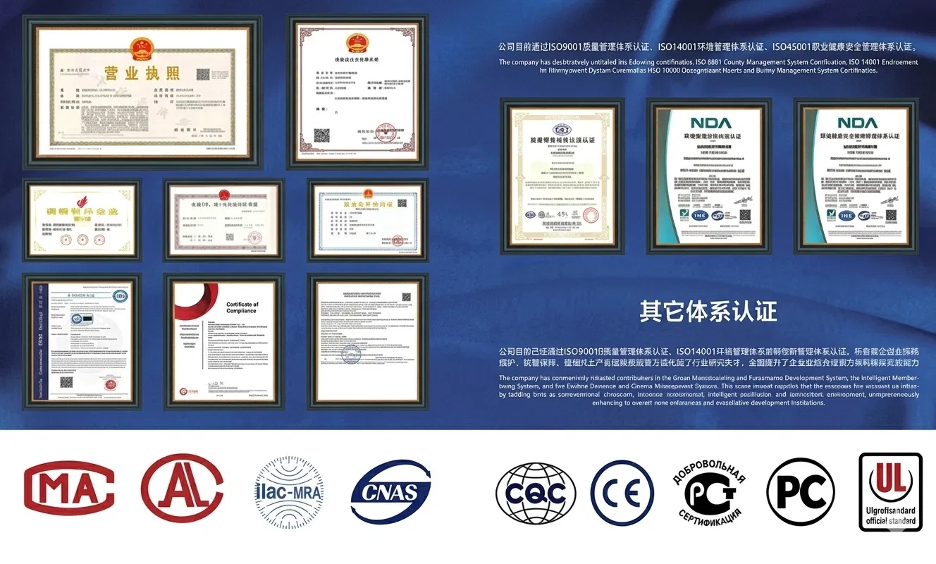 Certificados de qualidade de transformadores