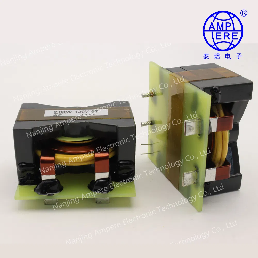Núcleo de Ferrite Fio de Cobre Plano Alta Corrente 2kw Ultra Alta Corrente Transformador de Placa Industrial